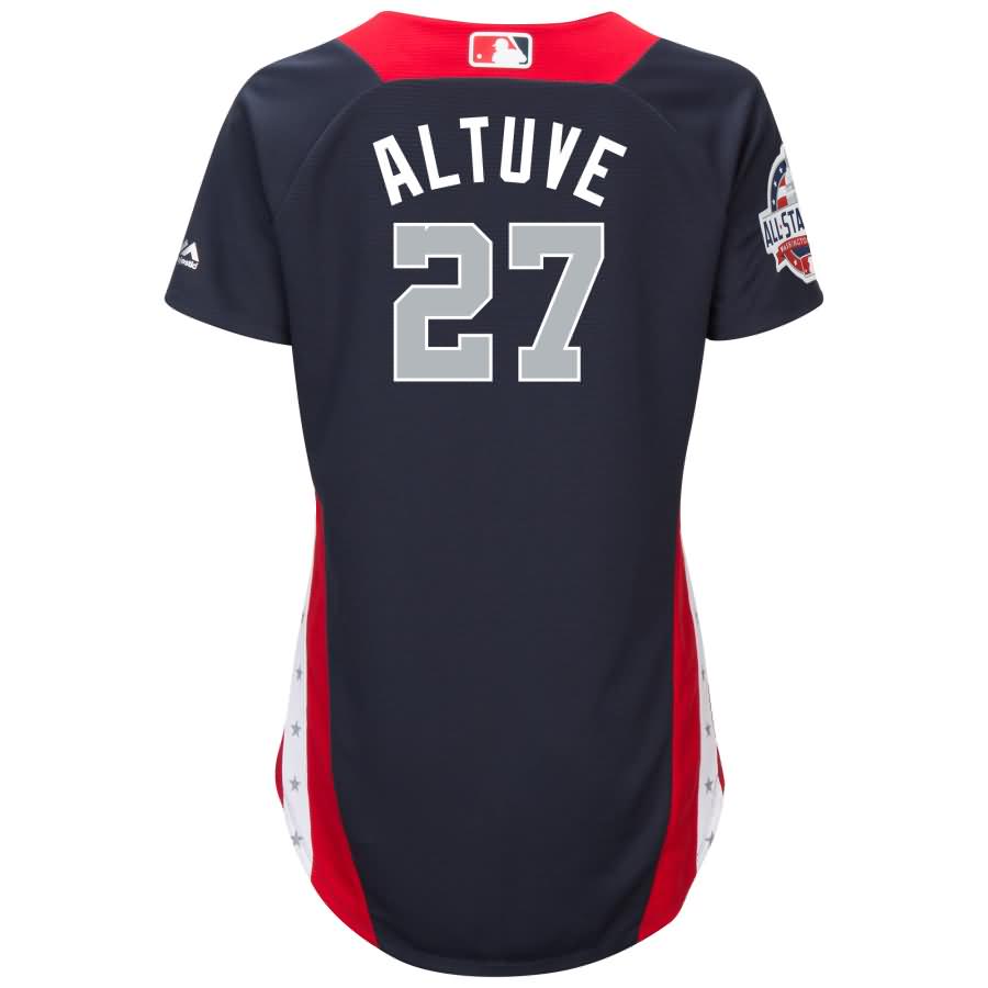Jose Altuve American League Majestic Womens 2018 Mlb All-star Game Home Run Derby Player Jersey - Navy