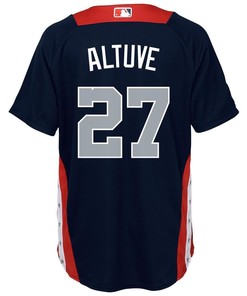 Jose Altuve American League Majestic Youth 2018 Mlb All-star Game Home Run Derby Player Jersey - Navy
