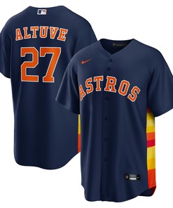 Jose Altuve Houston Astros Alternate Replica Player Name Jersey - Navy Mlb