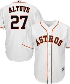 Jose Altuve Houston Astros Official Cool Base Player Jersey - White