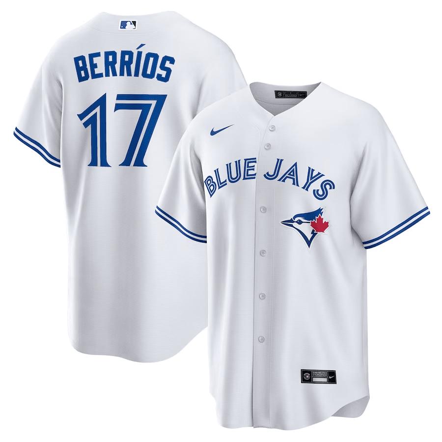 José Berríos 17 Toronto Blue Jays Home Jersey - White