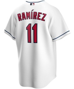 Jose Ramirez #11 2020 Mlb White Jersey