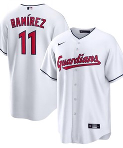 José Ramírez 11 Cleveland Guardians Home Men Jersey - White