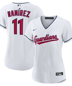 Jose Ramirez Cleveland Guardians Womens Home Replica Player Jersey - White Mlb