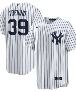 Jose Trevino 39 New York Yankees Home Men Jersey - White