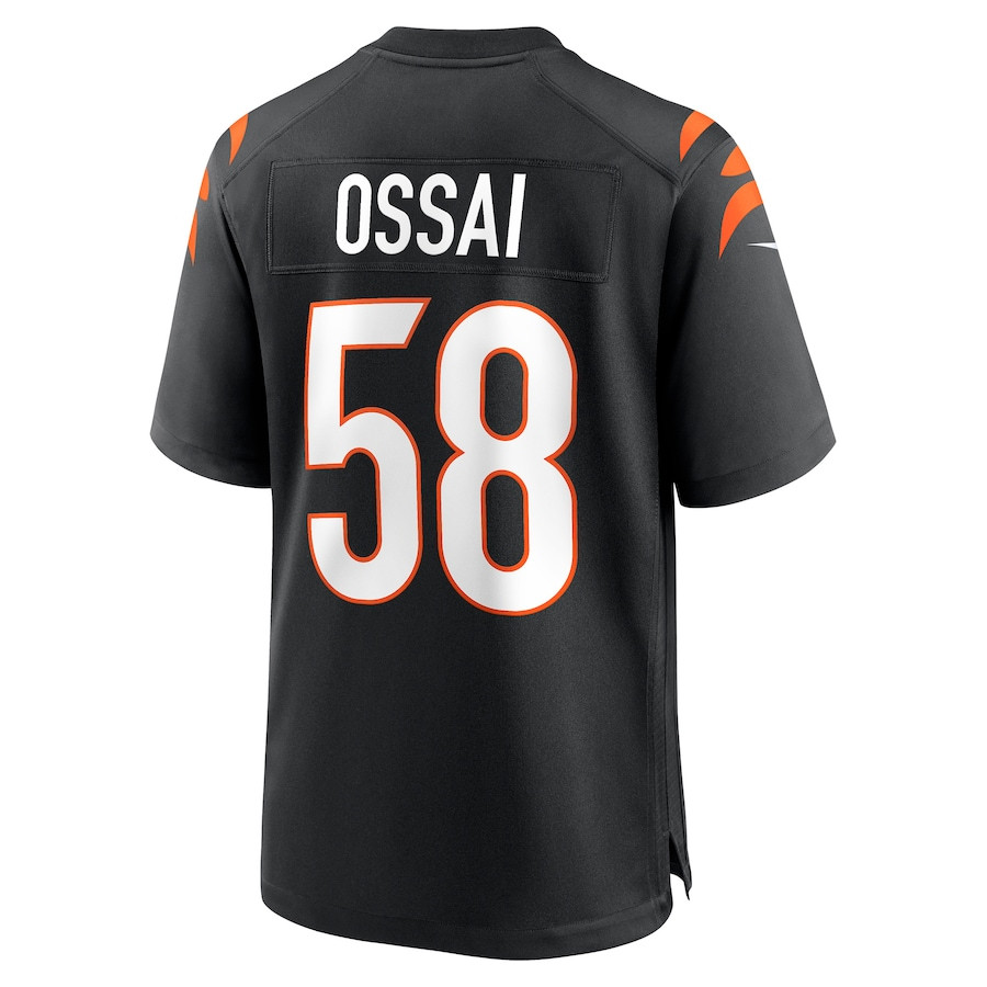 Joseph Ossai 58 Cincinnati Bengals Game Jersey - Black