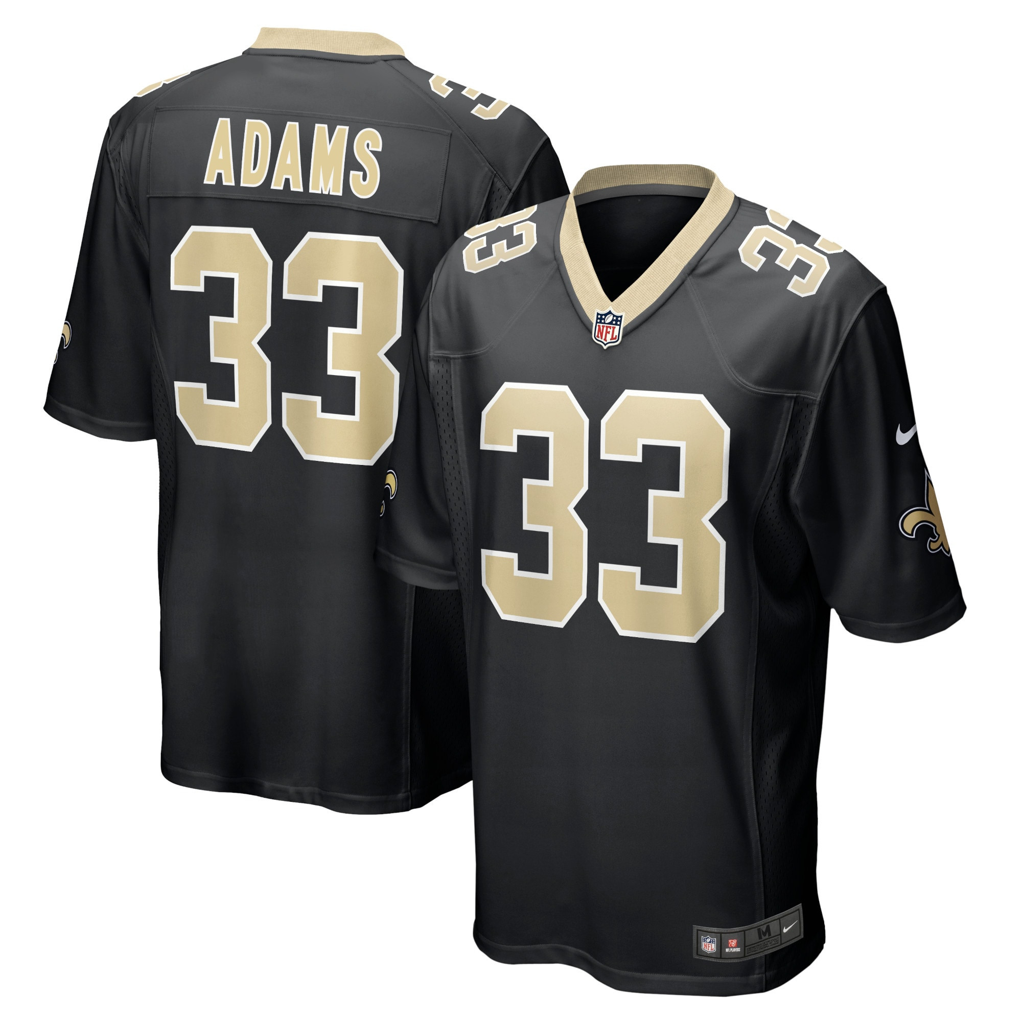 Josh Adams New Orleans Saints Game Jersey - Black Nfl