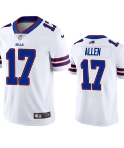 Josh Allen 17 Buffalo Bills White Vapor Limited Jersey
