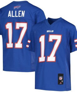 Josh Allen 17 Buffalo Bills Youth Player Jersey - Royal