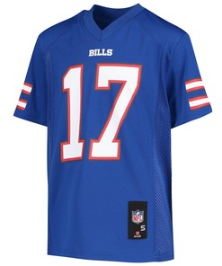 Josh Allen 17 Buffalo Bills Youth Player Jersey - Royal