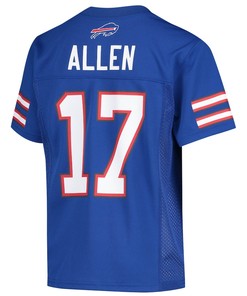 Josh Allen 17 Buffalo Bills Youth Player Jersey - Royal