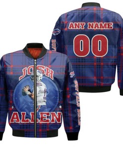 Josh Allen 17 The Most Valuable Player NFL Buffalo Bills Custom Name Number Gift For Bills Fans Bomber Jacket