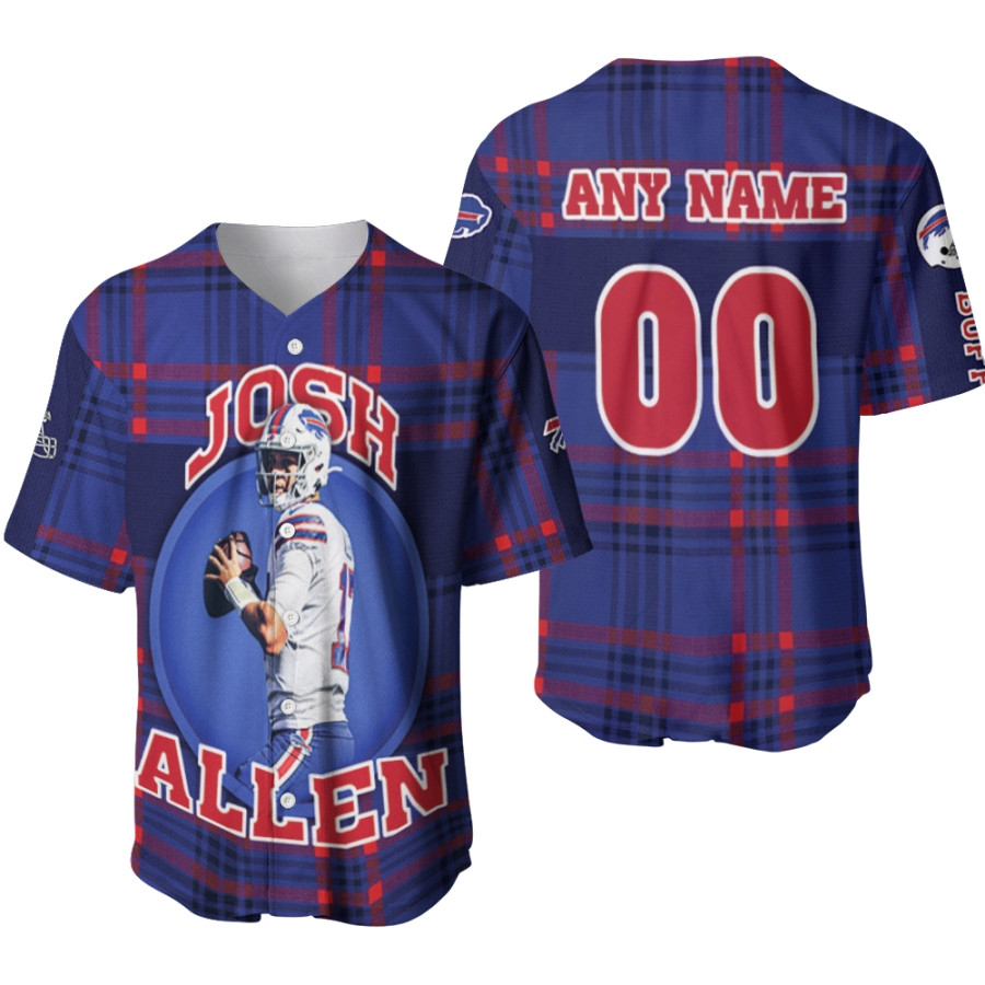 Josh Allen 17 The Most Valuable Player Nfl Buffalo Bills 3d Designed Allover Custom Name Number Gift For Bills Fans Baseball Jersey