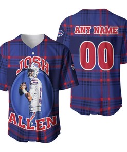 Josh Allen 17 The Most Valuable Player Nfl Buffalo Bills 3d Designed Allover Custom Name Number Gift For Bills Fans Baseball Jersey