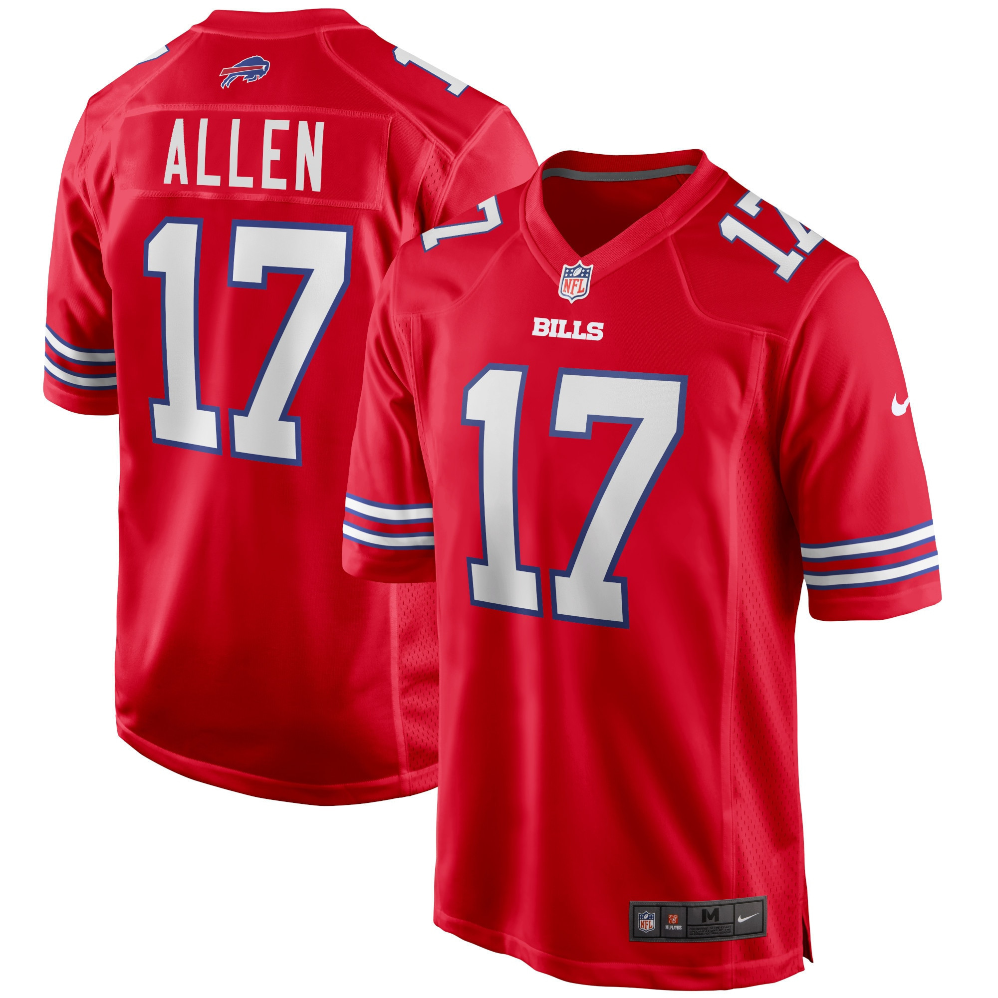 Josh Allen Buffalo Bills Alternate Game Player Jersey - Red Nfl