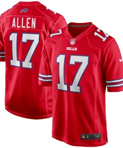 Josh Allen Buffalo Bills Alternate Game Player Jersey - Red Nfl