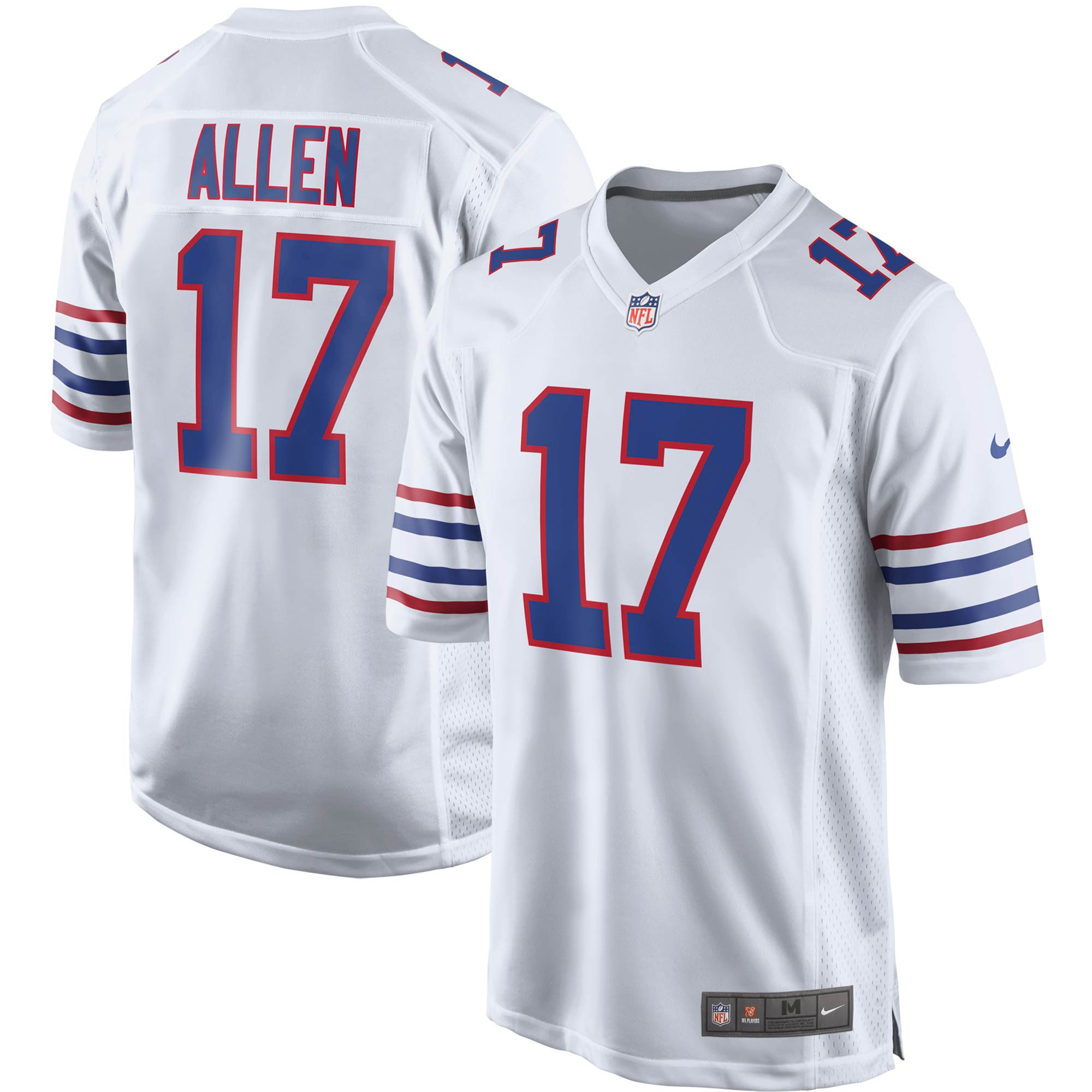 Josh Allen Buffalo Bills Alternate Game Player Jersey - White Nfl