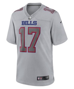 Josh Allen Buffalo Bills Atmosphere Fashion Game Jersey - Gray