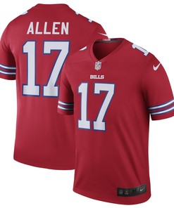 Josh Allen Buffalo Bills Color Rush Legend Jersey - Red Nfl