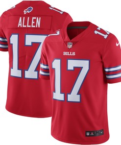 Josh Allen Buffalo Bills Color Rush Vapor Limited Jersey - Red Nfl
