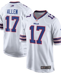 Josh Allen Buffalo Bills Game Player Jersey White Nfl