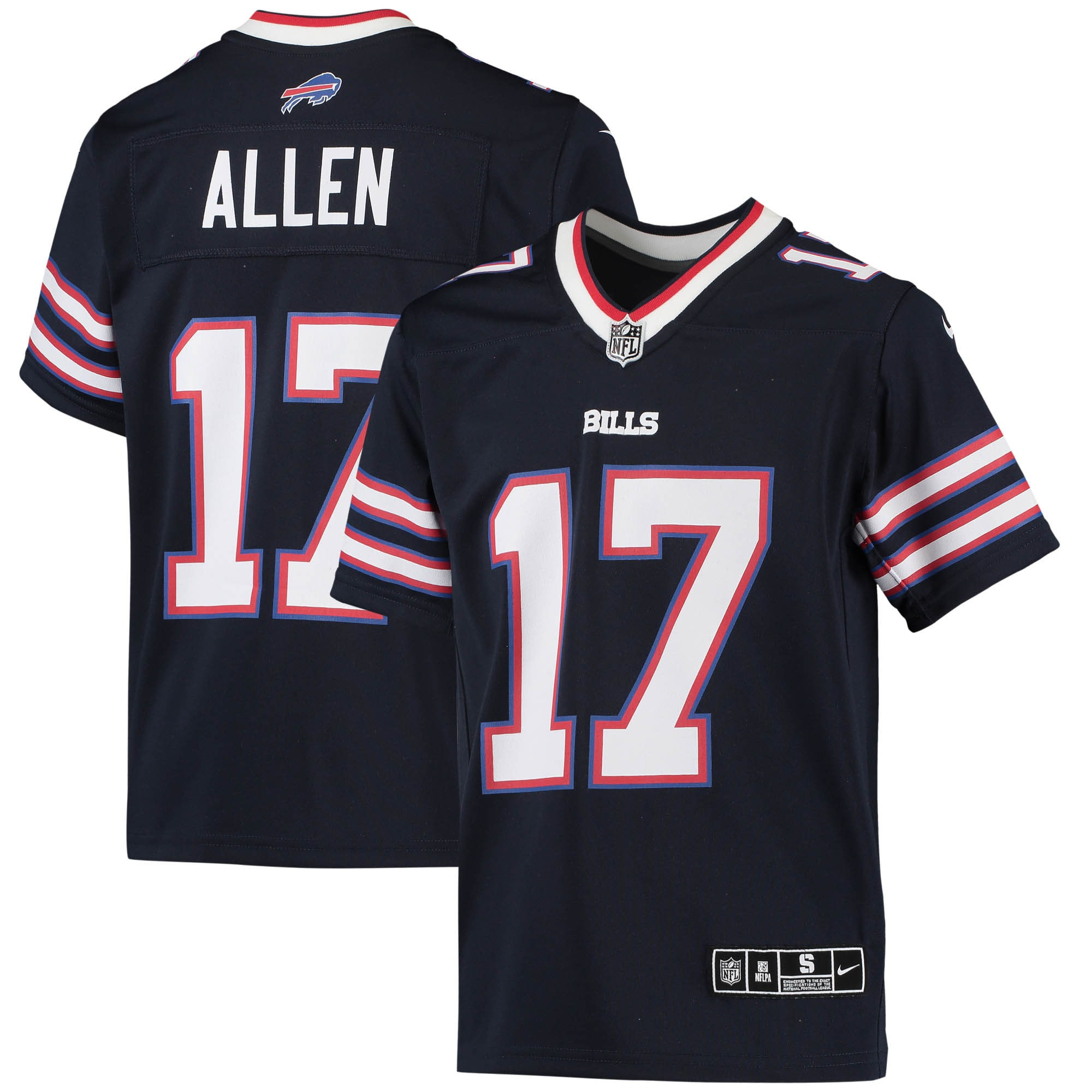 Josh Allen Buffalo Bills Inverted Team Game Jersey - Navy Nfl