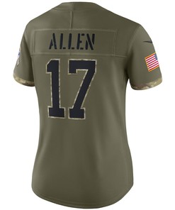 Josh Allen Buffalo Bills Women's 2022 Salute To Service Limited Jersey - Olive
