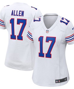 Josh Allen Buffalo Bills Womens Alternate Player Game Team Jersey - White Nfl