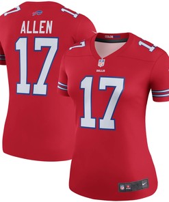 Josh Allen Buffalo Bills Womens Color Rush Legend Player Jersey - Red Nfl