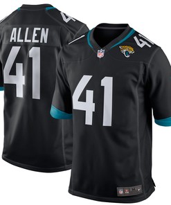 Josh Allen Jacksonville Jaguars Game Player Jersey - Black Nfl