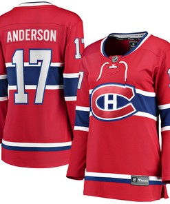 Josh Anderson Montreal Canadiens Fanatics Branded Womens Breakaway Player Jersey - Red Nhl
