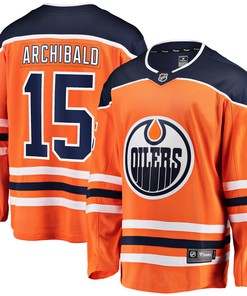 Josh Archibald Edmonton Oilers Fanatics Branded Breakaway Team Color Player Jersey - Orange Nhl