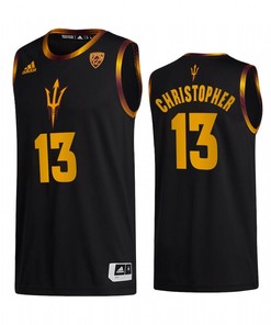 Josh Christopher 13 Arizona State Sun Devils Black Jersey College Basketball Alumni