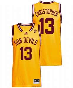 Josh Christopher 13 Arizona State Sun Devils Reverse Retro Alumni Basketball Jersey - Gold