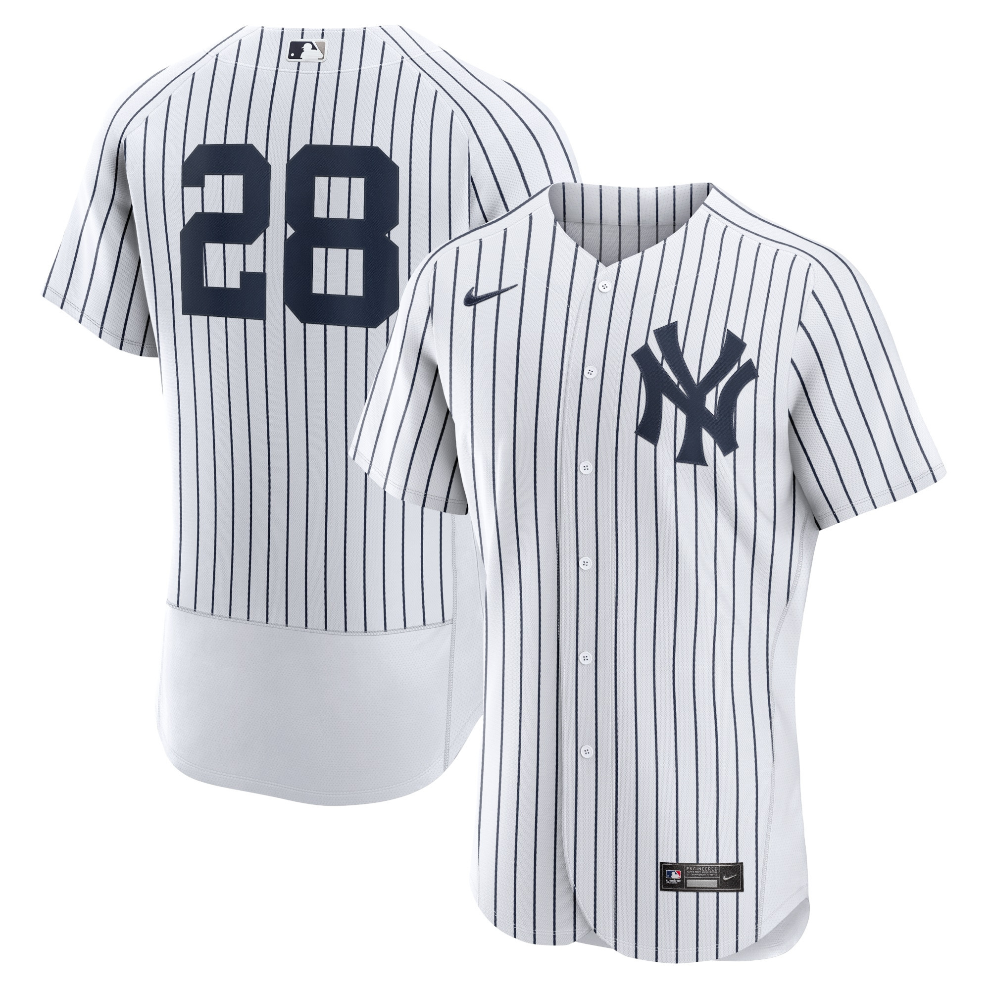 Josh Donaldson New York Yankees Home Authentic Player Jersey - White/navy Mlb