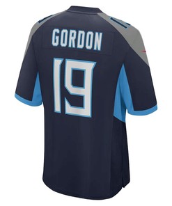 Josh Gordon Tennessee Titans Game Player Jersey - Navy