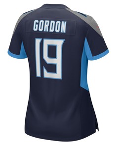 Josh Gordon Tennessee Titans Women's Game Player Jersey - Navy