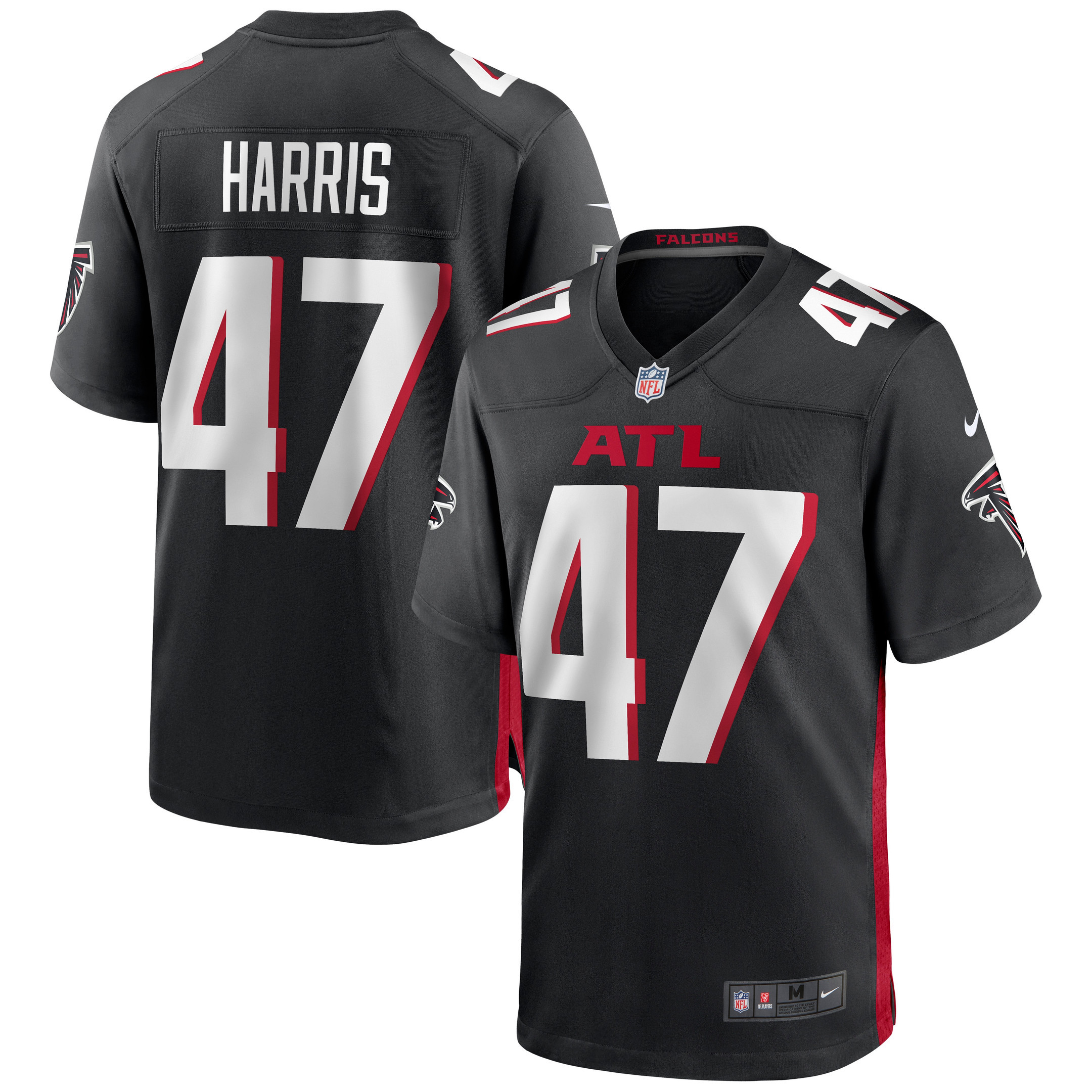 Josh Harris Atlanta Falcons Game Jersey - Black Nfl