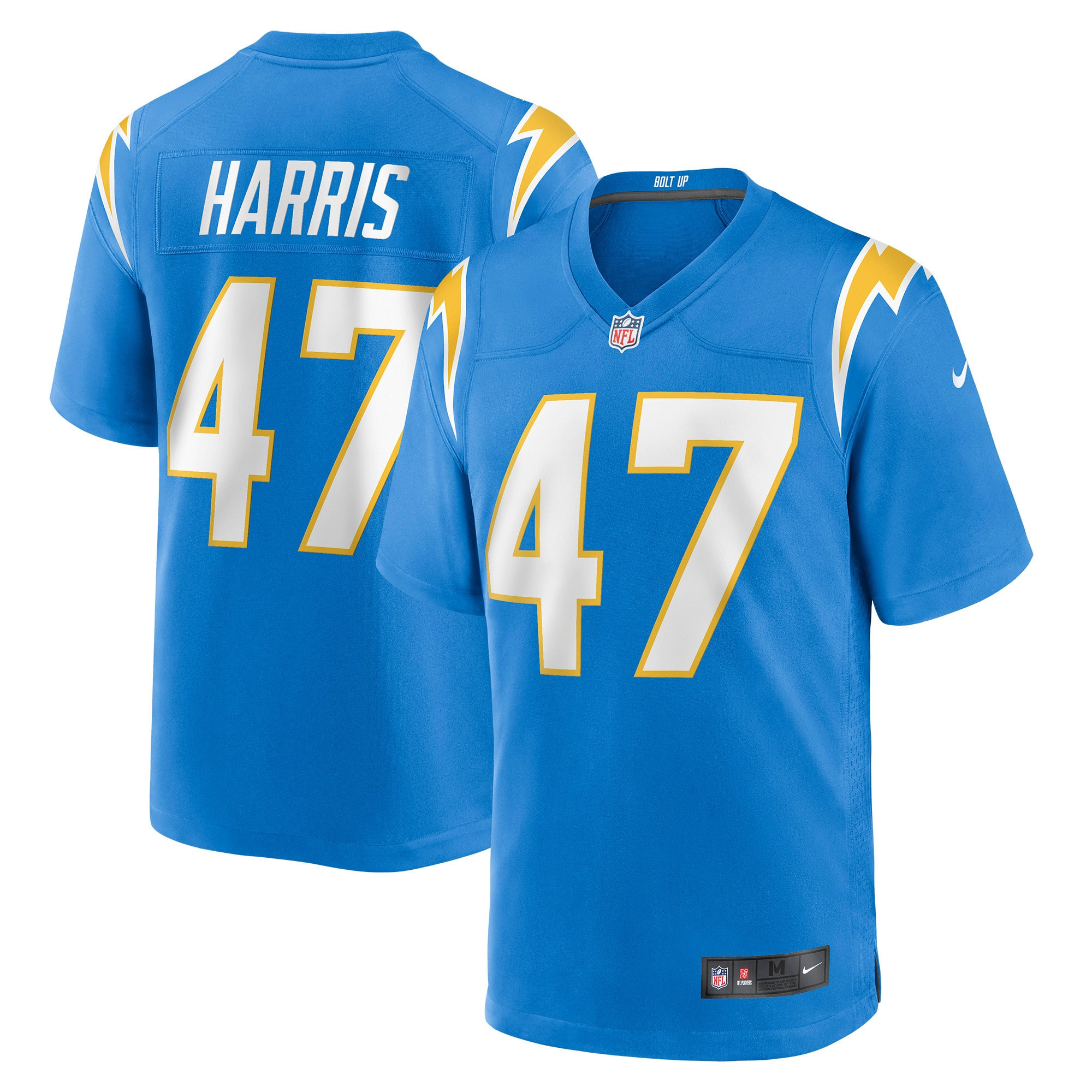 Josh Harris Los Angeles Chargers Game Jersey - Powder Blue Nfl