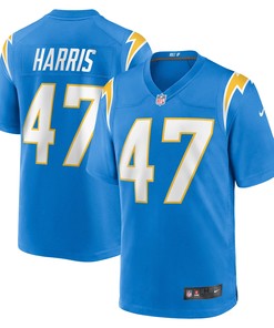 Josh Harris Los Angeles Chargers Game Jersey - Powder Blue Nfl