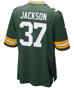 Josh Jackson Green Bay Packers 2018 Nfl Draft Pick Game Jersey - Green