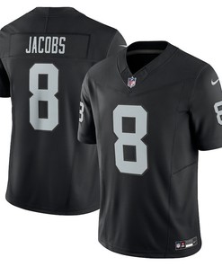 Josh Jacobs 8 Las Vegas Raiders Nike Vapor F.U.S.E. Limited Jersey - Black