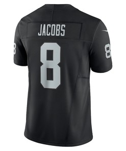 Josh Jacobs 8 Las Vegas Raiders Nike Vapor F.U.S.E. Limited Jersey - Black