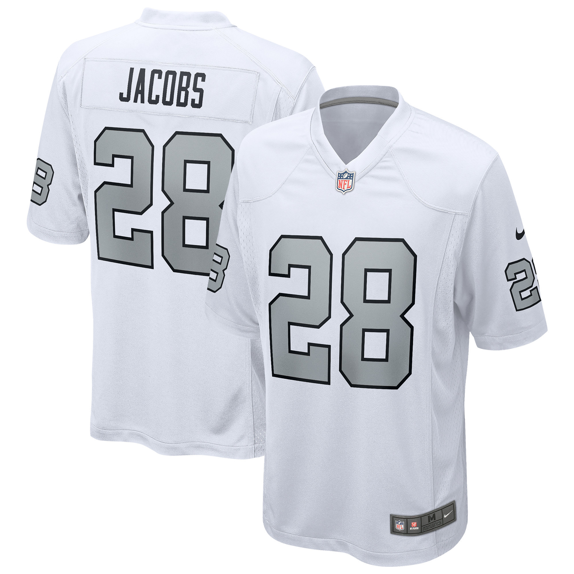Josh Jacobs Las Vegas Raiders Alternate Game Jersey - White Nfl