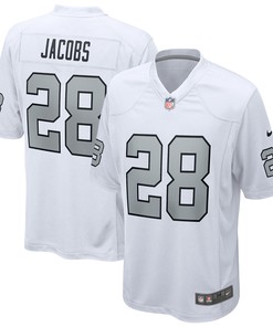 Josh Jacobs Las Vegas Raiders Alternate Game Jersey - White Nfl
