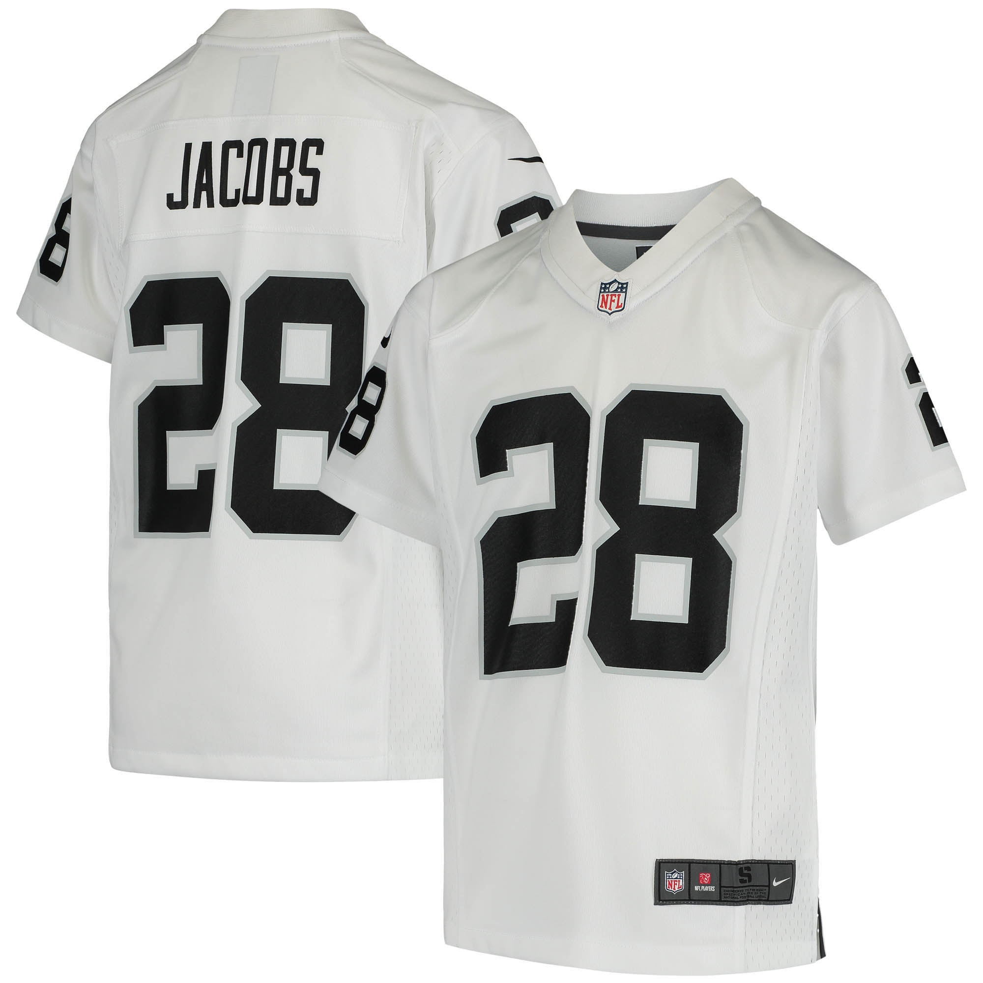 Josh Jacobs Las Vegas Raiders Game Jersey - White Nfl