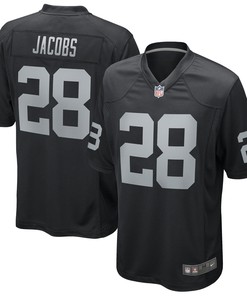 Josh Jacobs Las Vegas Raiders Game Player Jersey Black Nfl