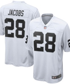Josh Jacobs Las Vegas Raiders Nike Game Jersey - White