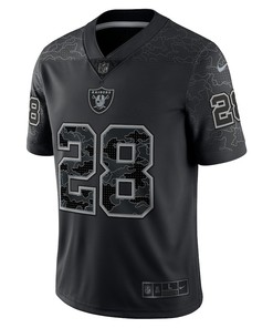 Josh Jacobs Las Vegas Raiders RFLCTV Limited Jersey - Black