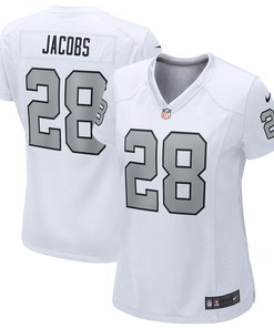 Josh Jacobs Las Vegas Raiders Womens Alternate Game Player Jersey White Nfl